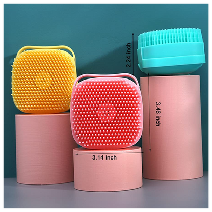 Cepillo Jabonero Masajeador para Mascotas