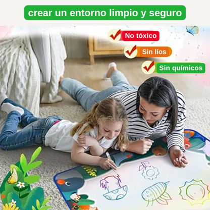 Alfombrilla Mágica de Dibujo Reutilizable para Niños