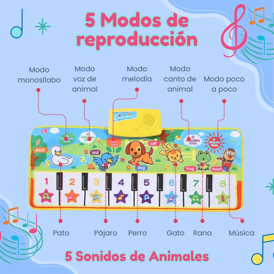Alfombra Musical Interactiva Infantil